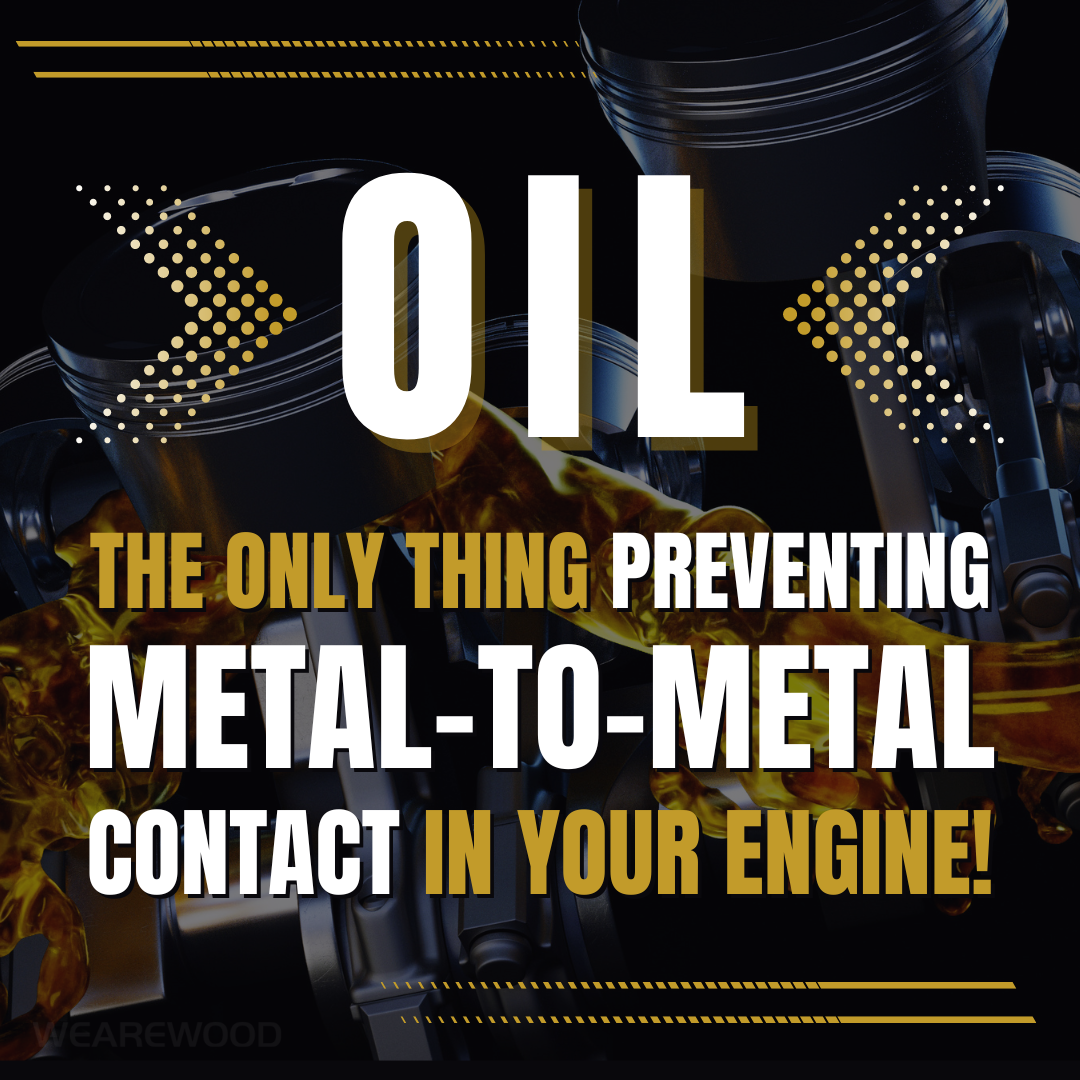 OIL THE ONLY THING PREVENTING METAL TO METAL CONTACT (2)